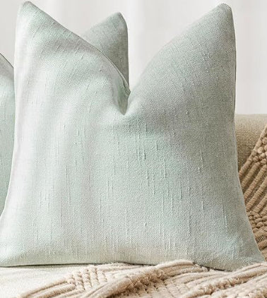 Chenille | Textured Throw Pillow Cover | Soft Solid Color Sofa & Bedroom Cushion Case, Multiple Sizes