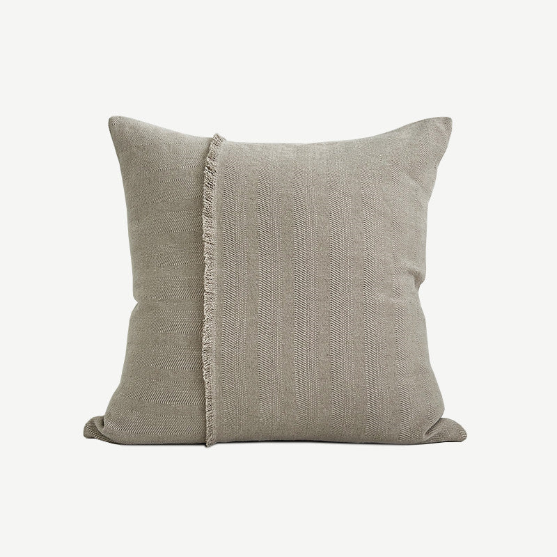 Linen & Cotton Throw Pillow Covers — Neutral Minimalist Styles