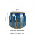 The Margot Pot – Fluted Ceramic Planter