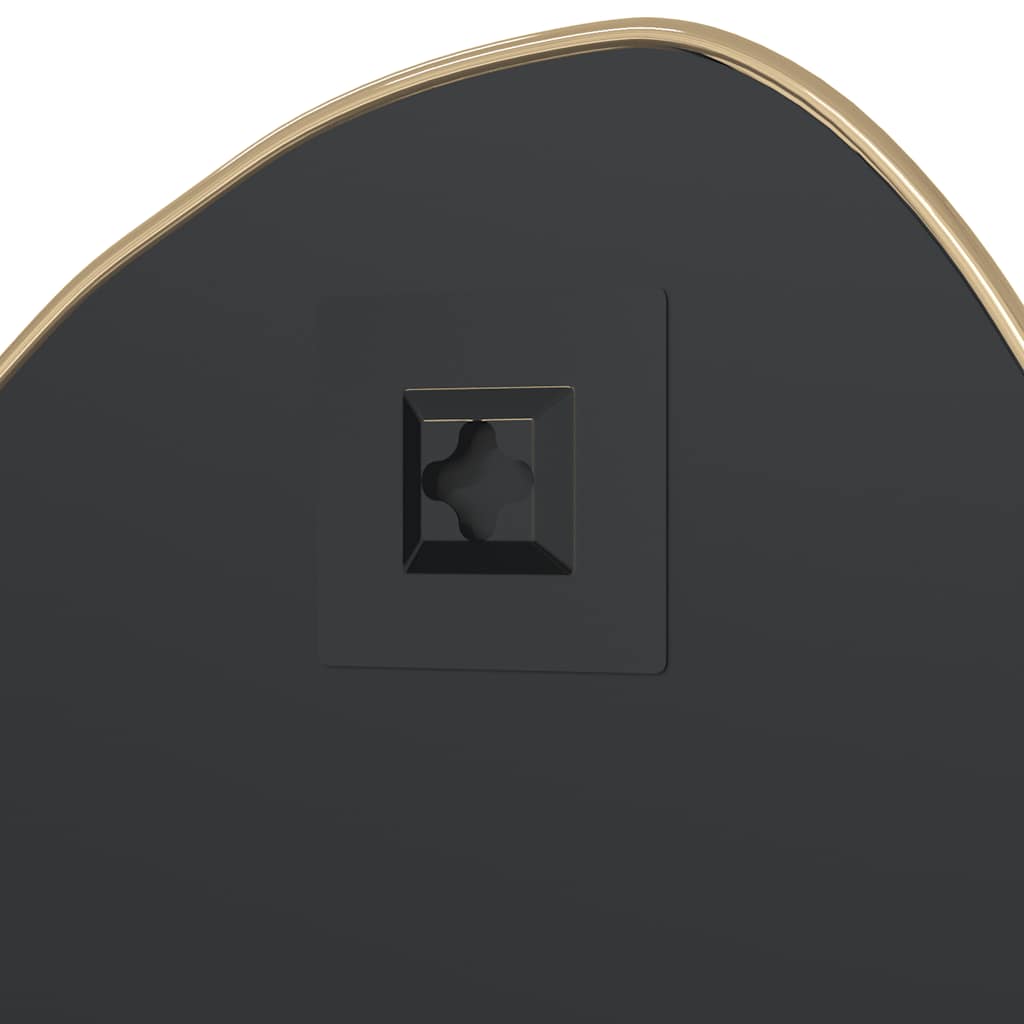 Minimalist Gold & Black Wall Mirror | Sculptural Frame | 2 Sizes