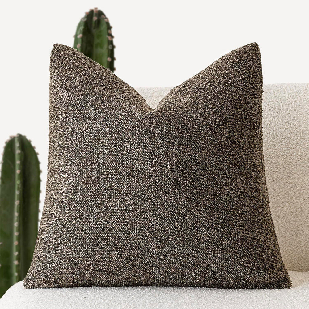 Boucle Throw Pillow Cover — Textured Cozy Accent, 18×18"