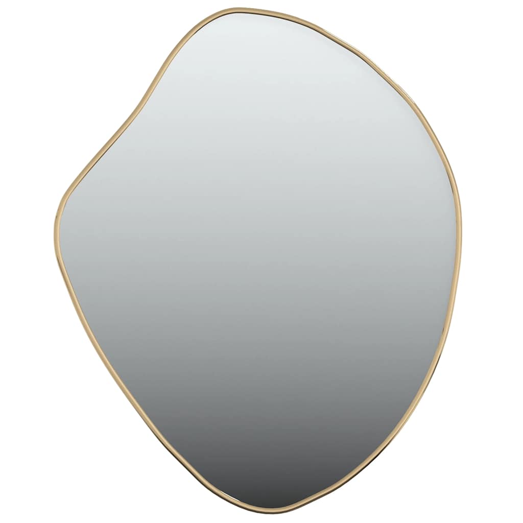Minimalist Gold & Black Wall Mirror | Sculptural Frame | 2 Sizes