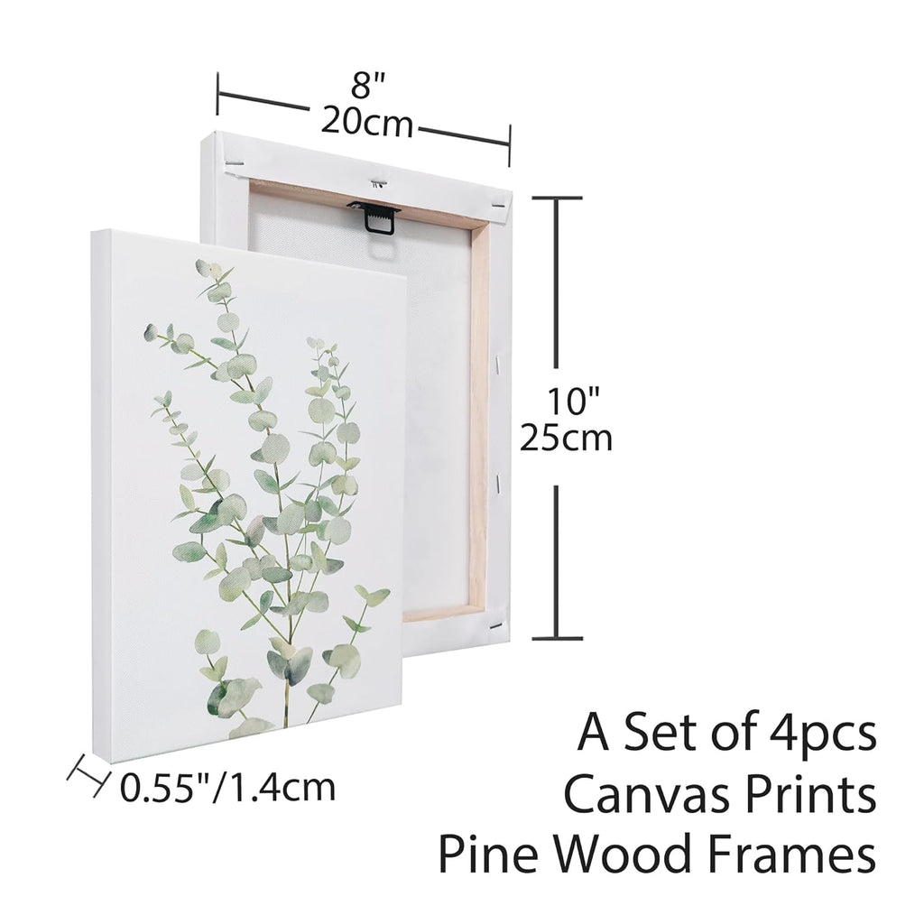The Celeste Set – Eucalyptus Botanical Wall Art
