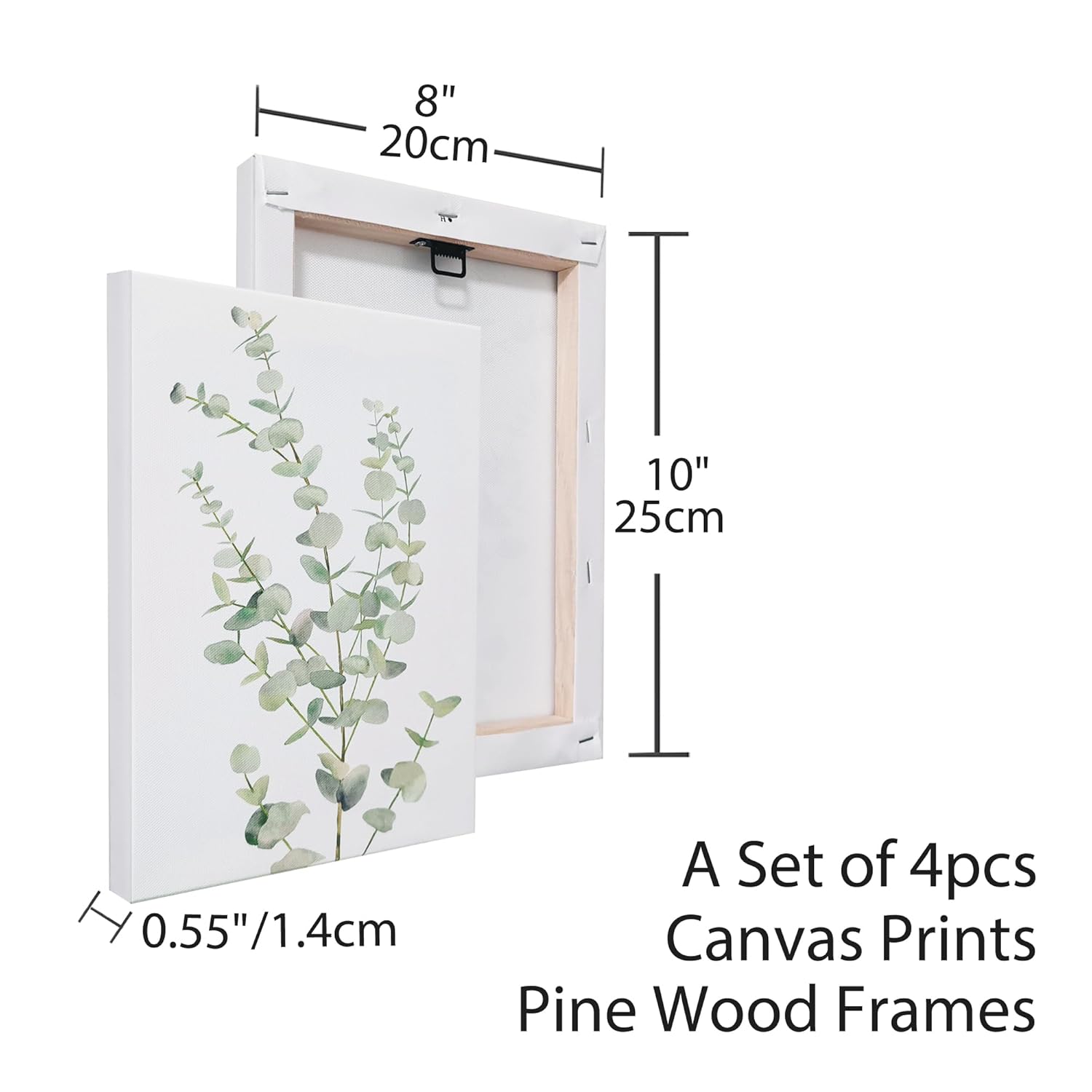 The Celeste Set – Eucalyptus Botanical Wall Art