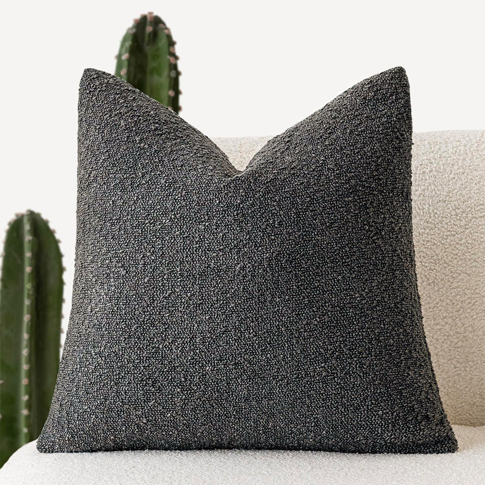 Boucle Throw Pillow Cover — Textured Cozy Accent, 18×18"
