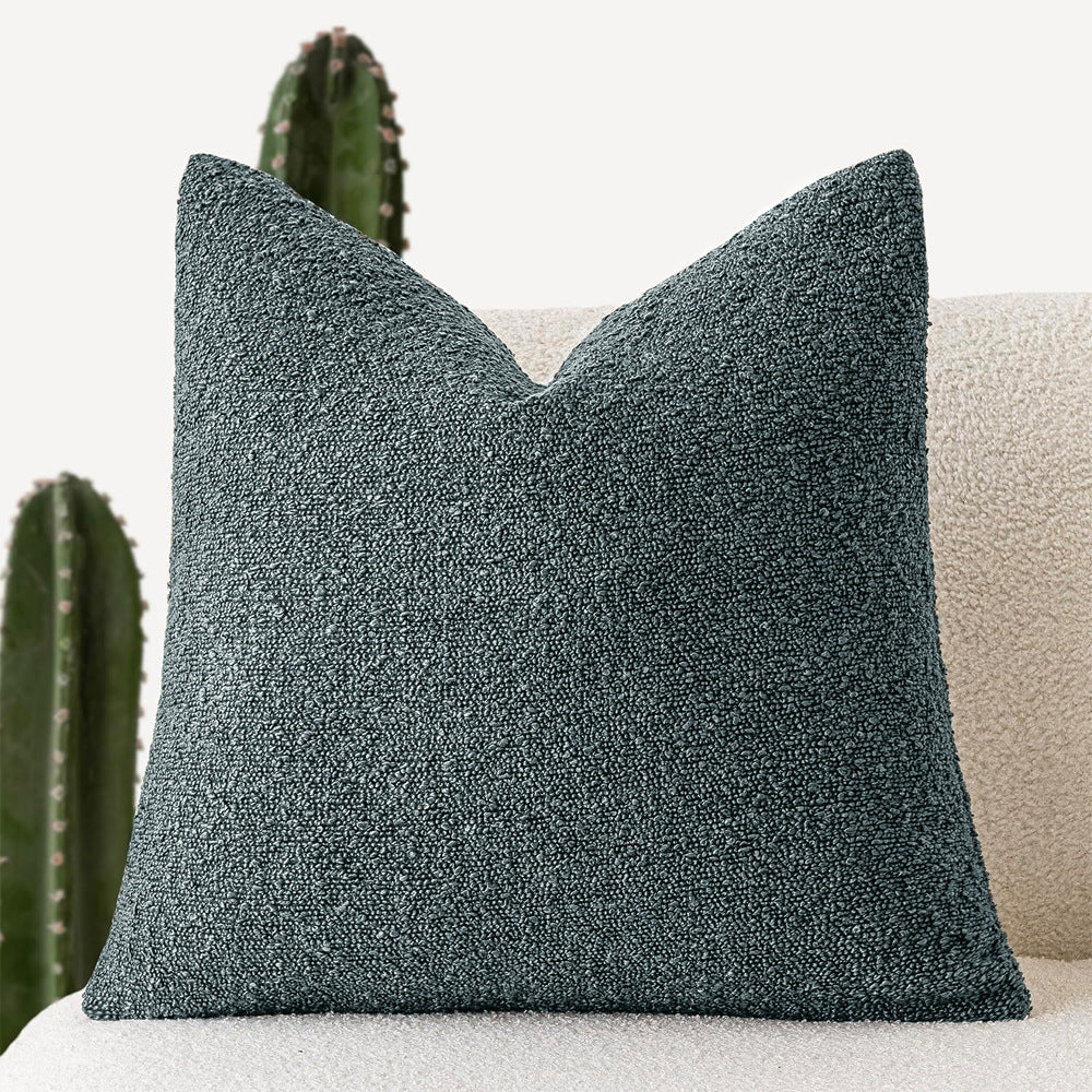 Boucle Throw Pillow Cover — Textured Cozy Accent, 18×18"