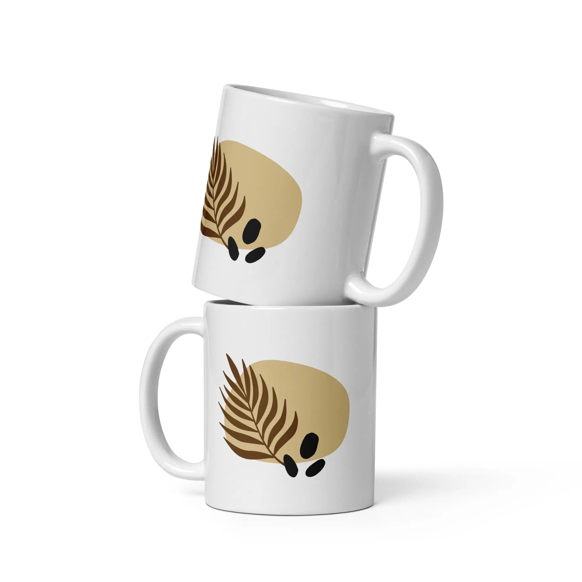 Palm Hour — Botanical Ceramic Mug 11 oz