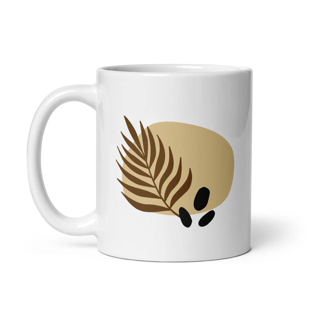 Palm Hour — Botanical Ceramic Mug 11 oz