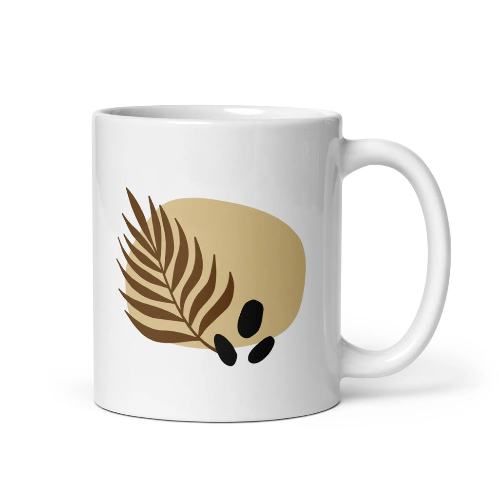 Palm Hour — Botanical Ceramic Mug 11 oz