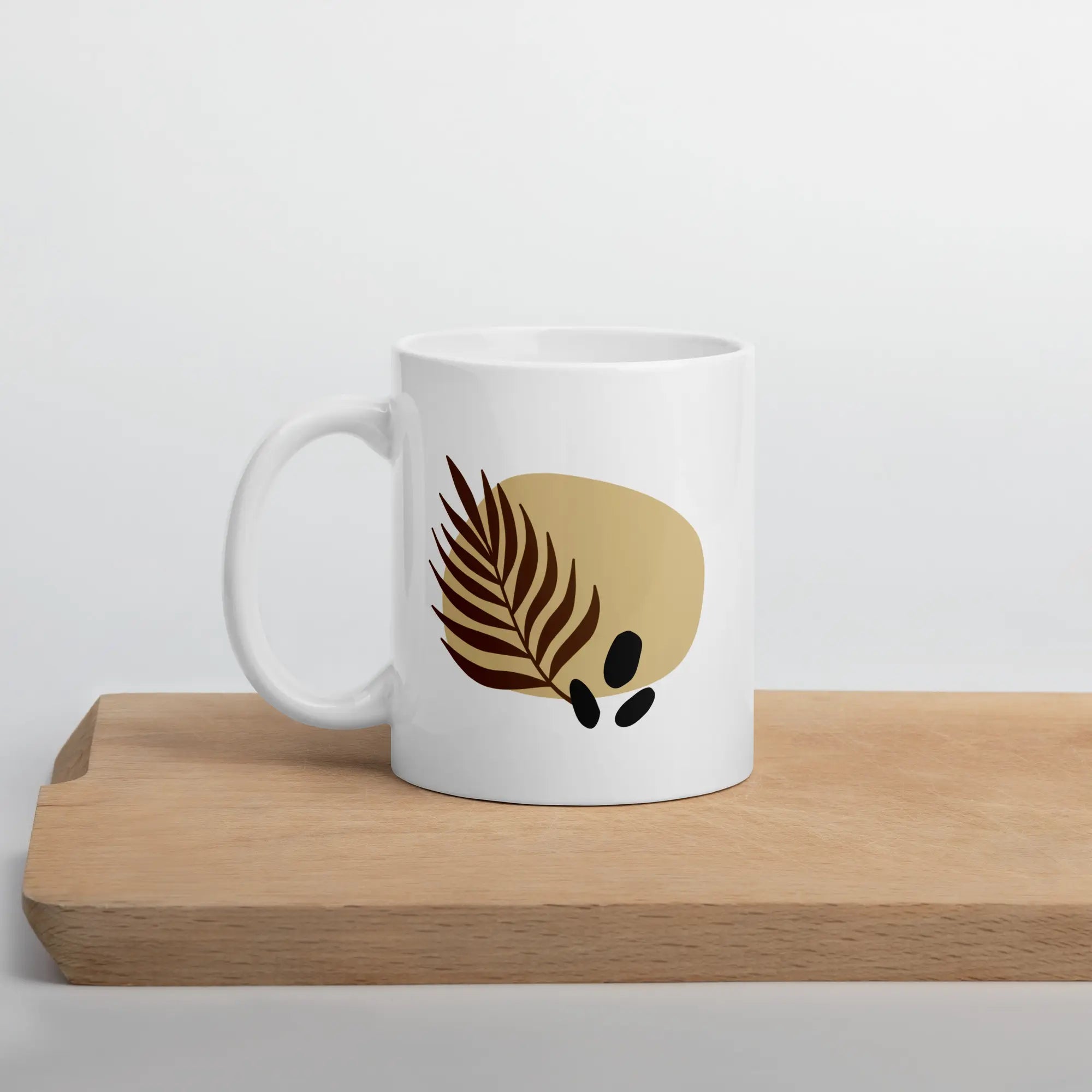 Palm Hour — Botanical Ceramic Mug 11 oz