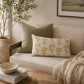 Stone Flower Lumbar Pillow 12x20