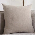The Solid — Cotton Linen Throw Pillow with Insert
