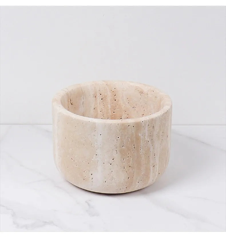 The Petra Vase — Polished Natural Stone