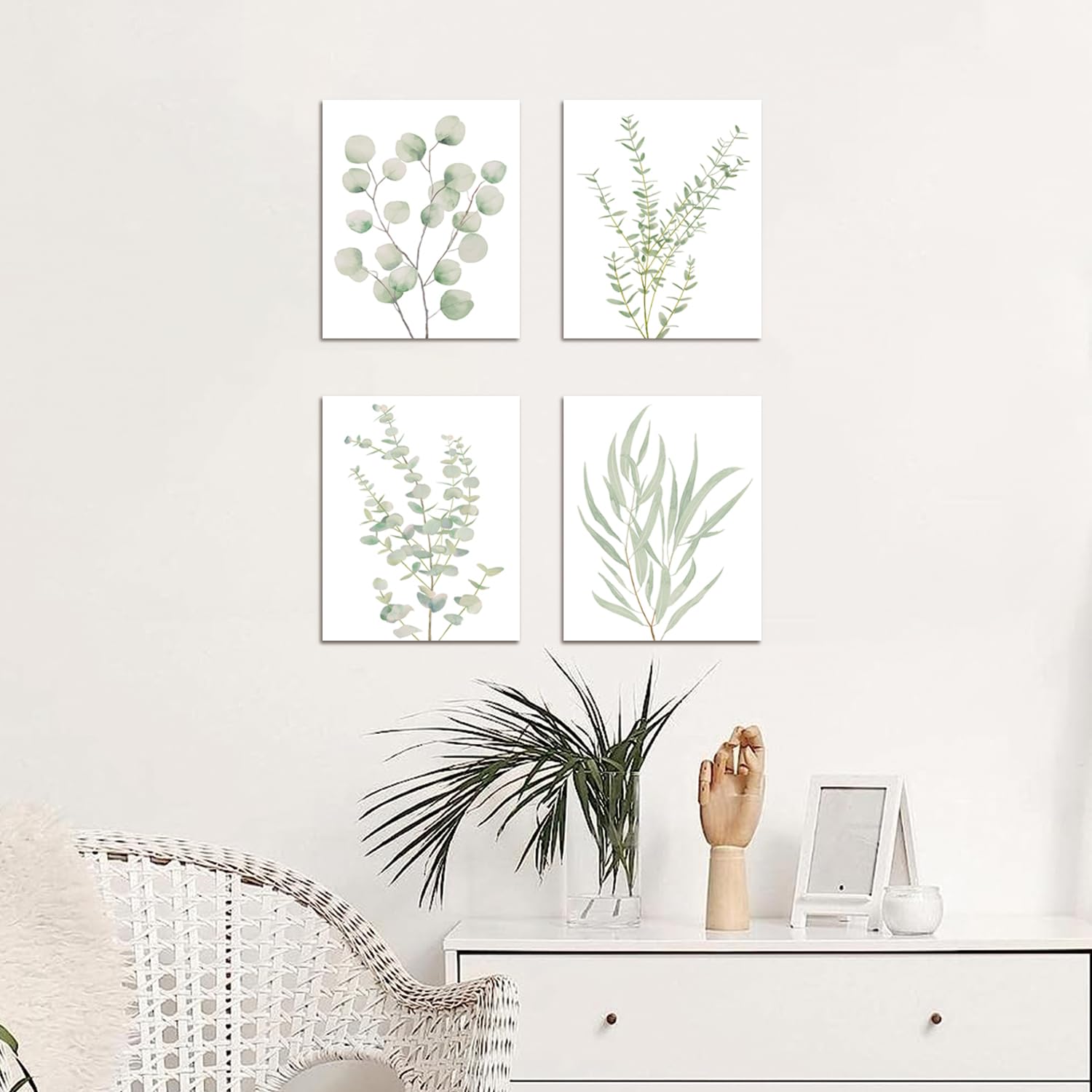 The Celeste Set – Eucalyptus Botanical Wall Art