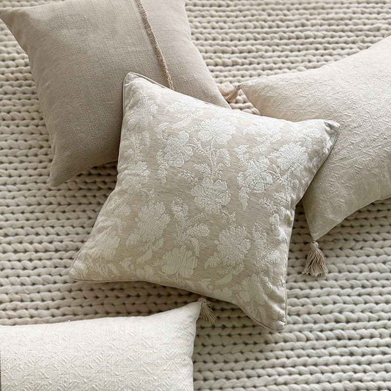 Linen & Cotton Throw Pillow Covers — Neutral Minimalist Styles