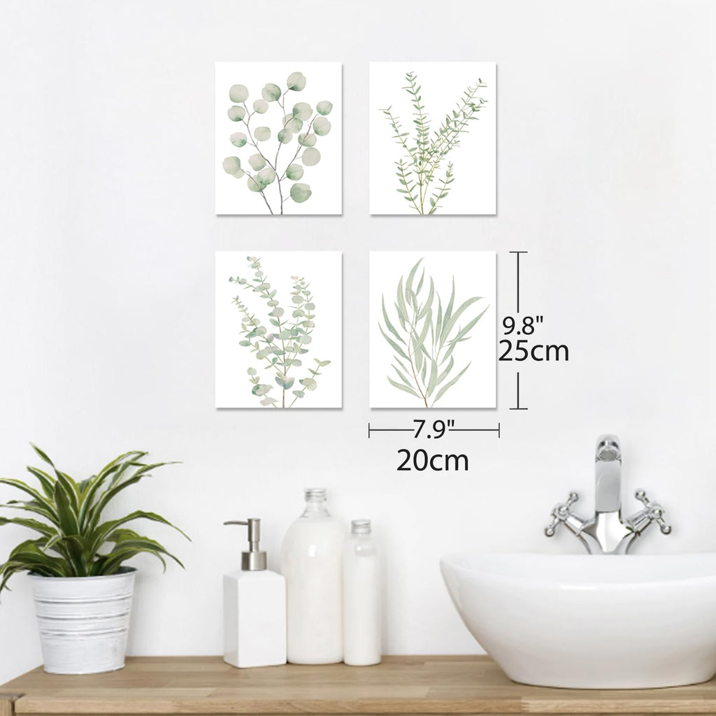 The Celeste Set – Eucalyptus Botanical Wall Art
