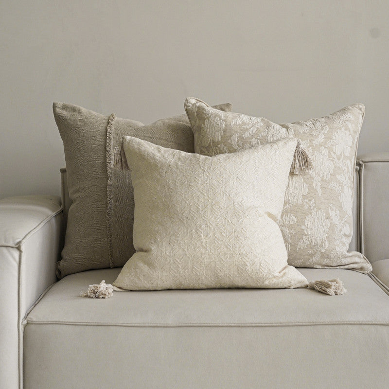 Linen & Cotton Throw Pillow Covers — Neutral Minimalist Styles