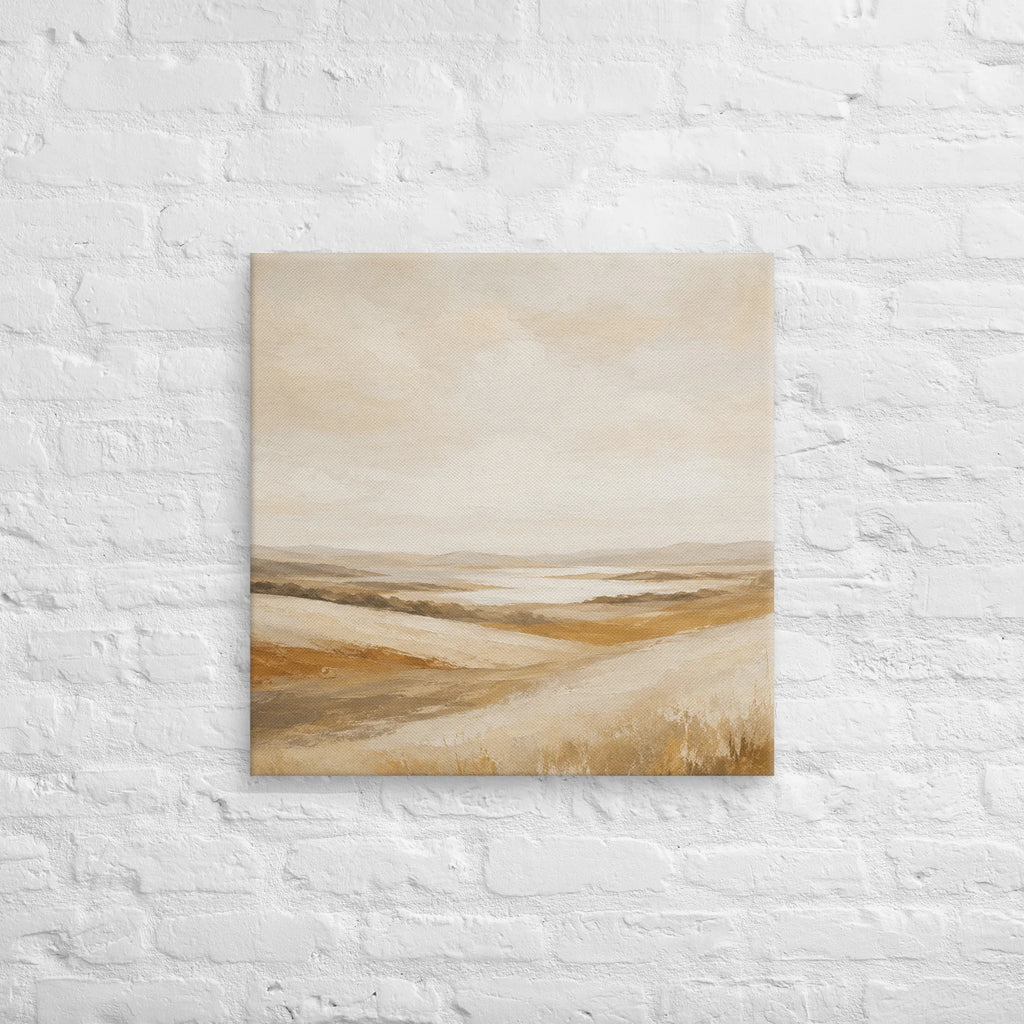 Meadow Horizon Canvas Print | Modern Organic Wall Art