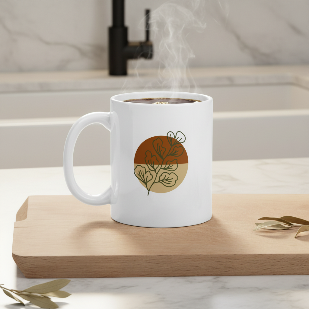 The Sienna Mug — Kitchen Lifestyle Mockup